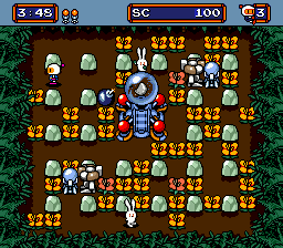 Mega Bomberman (USA) In game screenshot